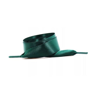 1Pair 2 CM Width Satin Shoe laces Flat Silk Ribbon ShoeLaces Boots Sneakers ShoeLace 19 Colors Length 80CM 100CM 120CM S-1
