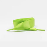 1Pair 2 CM Width Satin Shoe laces Flat Silk Ribbon ShoeLaces Boots Sneakers ShoeLace 19 Colors Length 80CM 100CM 120CM S-1
